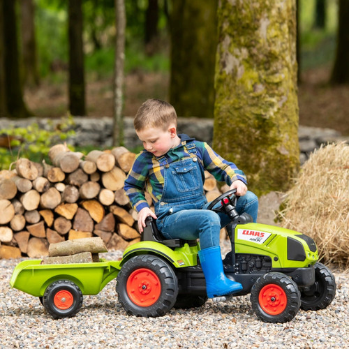 Push along ride tractor - along, on